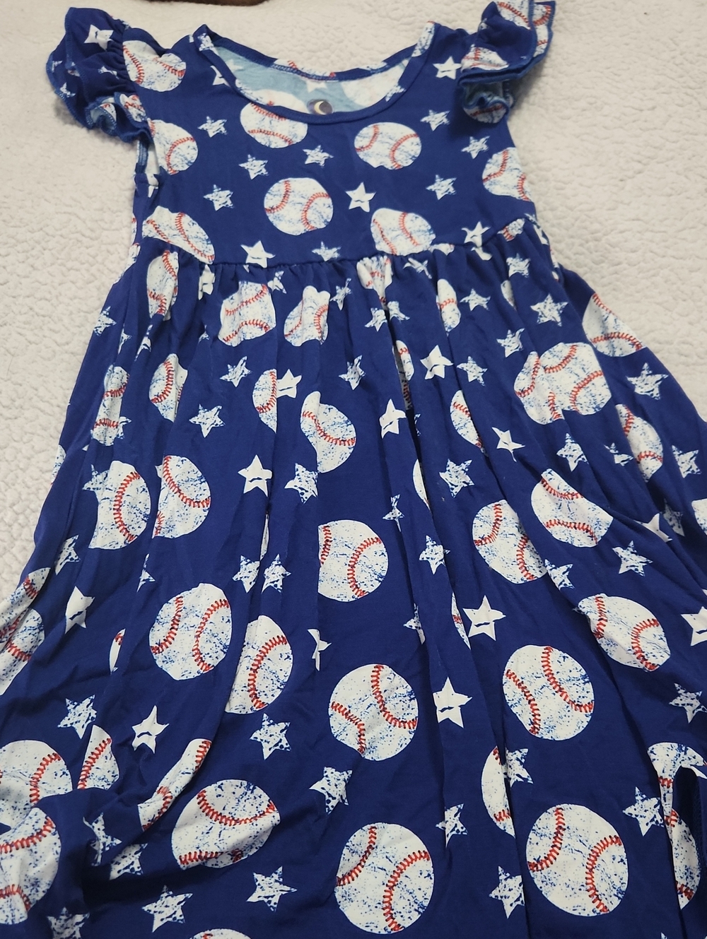 Dreamiere bamboo baseball twirl dress Size 5/6